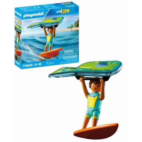 Playmobil - Jucarie de rol Surfing cu zmeu - imagine 7